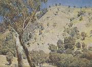 Tom roberts Australian landscape oil on canvas